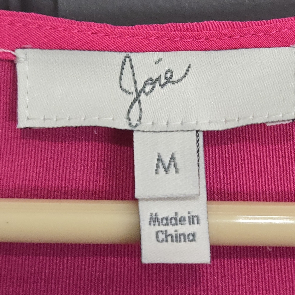 100% Silk Pink Slip Over Bloiuse - Picture 3 of 11